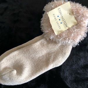 Women’s Cream Covington Home Luxury Socks